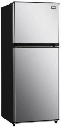 FF10B3S Avanti Top Mount Refrigerator - Stainless Steel-2