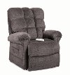 Cobblestone Gray Power Lift Recliner - Angus