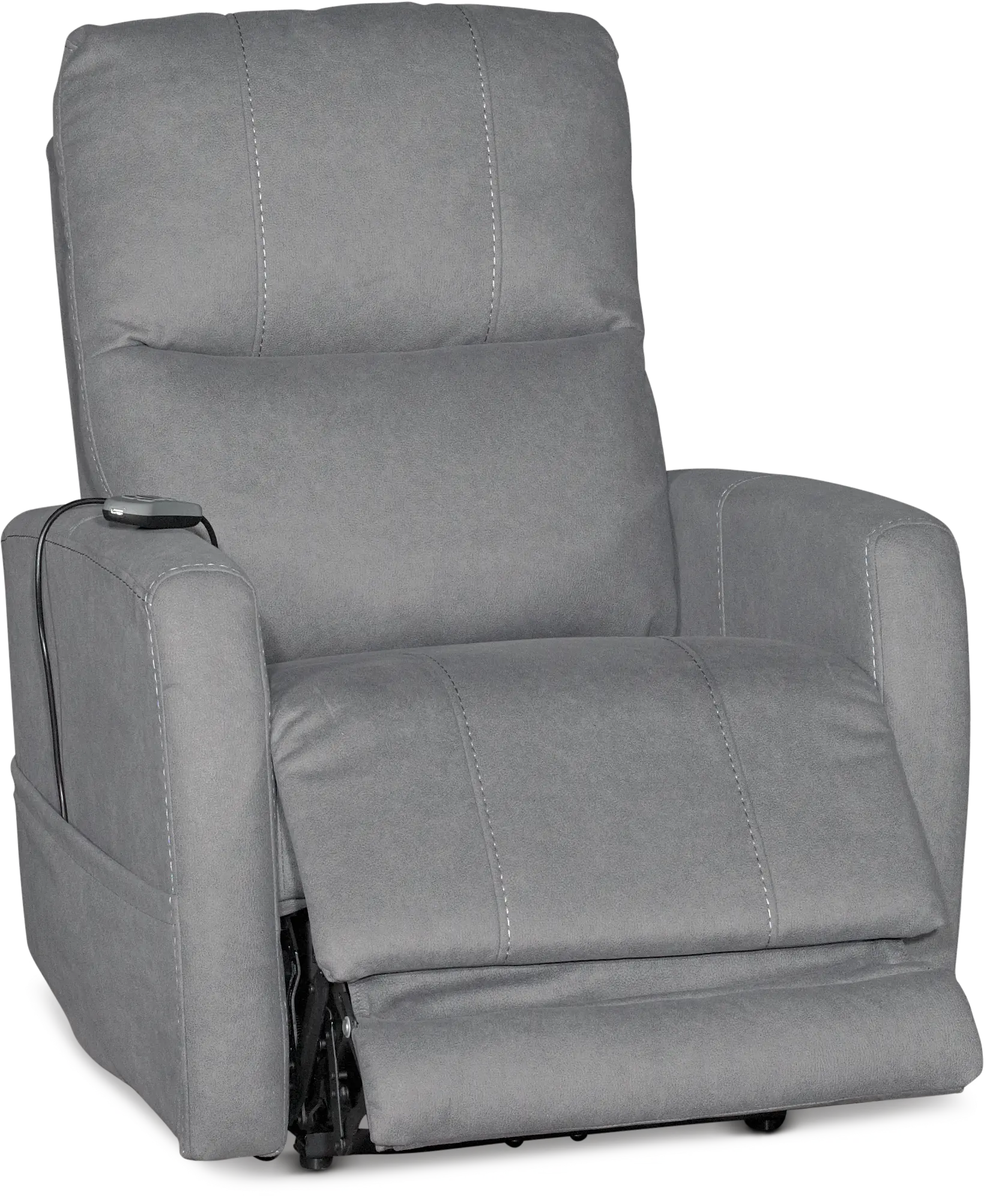 Bryant Santa Barbara Fog Gray Power Recliner-2