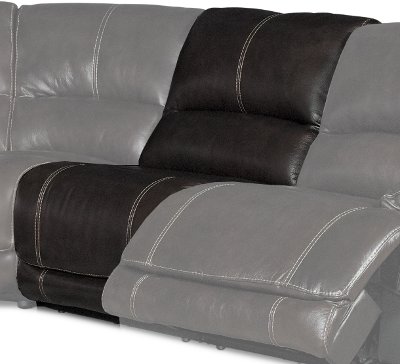 Brown Armless Recliner