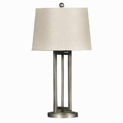 Dark Silver Metal Table Lamp