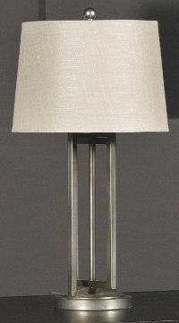 Dark Silver Metal Table Lamp-2