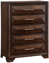 Contemporary Tobacco Brown Chest of Drawers - Anthem