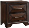 Clearance Tobacco Brown Classic Contemporary Nightstand - Anthem