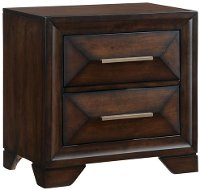 Tobacco Brown Classic Contemporary Nightstand - Anthem