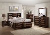Contemporary Brown 6 Piece Queen Bedroom Set - Anthem