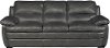 Casual Contemporary Slate Leather Sofa - Plano-1