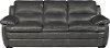 Casual Contemporary Slate Leather Sofa - Plano-2
