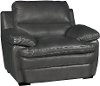 Casual Contemporary Slate Leather Chair - Plano-2