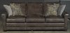Casual Classic Stone Brown Leather Sofa - Crafton-2