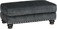 Traditional Slate Ottoman - Avery