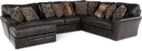 Steel Gray 4 Piece Sectional Sofa with LAF Chaise - Denali