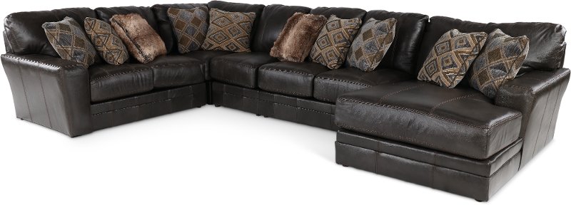 Casual Clic Steel Gray 5 Piece Sectional Sofa Denali Rc Casual Clic Steel Gray 5 Piece Sectional Sofa Denali