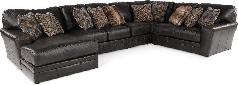 Casual Clic Steel Gray 5 Piece Sectional Sofa Denali Rc Casual Clic Steel Gray 5 Piece Sectional Sofa Denali