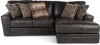 Steel Gray 2 Piece Sectional Sofa with RAF Chaise - Denali