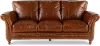 Butler Brown Leather Sofa
