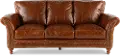 Butler Brown Leather Sofa