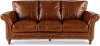 Classic Traditional Brown Leather Sofa - Butler