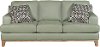Contemporary Aqua Green Leather Sofa - Interstellar