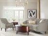 Traditional Gray Curved Sofa - Classic Elegance-3
