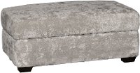 Casual Traditional Gray Ottoman - Winslet