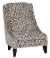 Casual Traditional Vine Taupe Accent Chair - Winslet-2