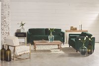 Green 2 Piece Living Room Set - Dapper
