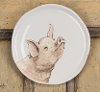Pig Bust Dolomite Plate