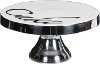 Clearance 12 Inch Aluminum Cake Stand with White Enamel Finish