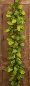Clearance 6 Foot Magnolia Leaf Faux Garland for Arrangement