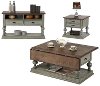 Weathered Gray Drop Leaf Coffee Table - Colonnades-2