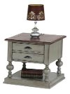 Clearance Weathered Gray End Table - Colonnades