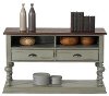 Clearance Weathered Gray Sofa Table - Colonnades
