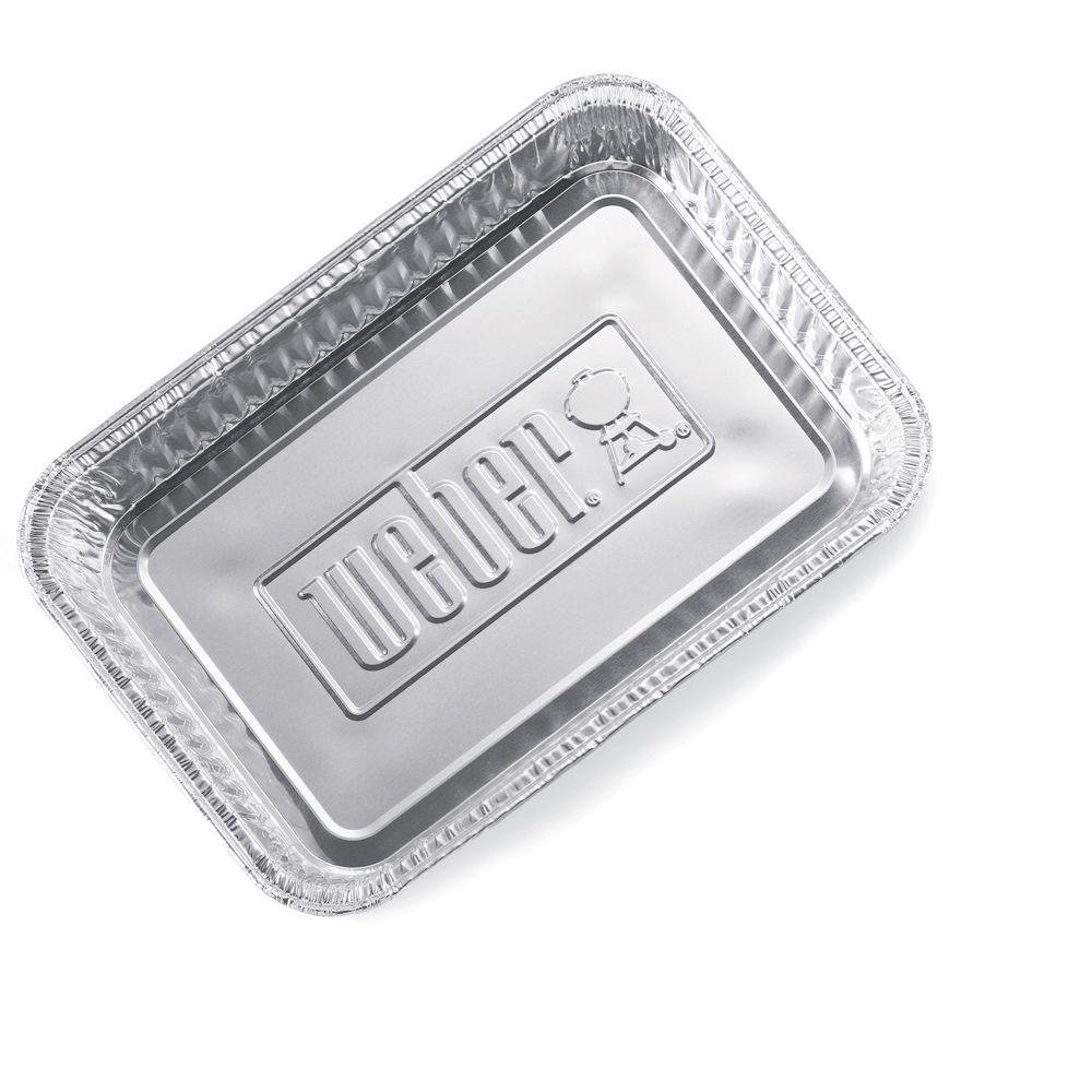 6415 Weber Small Aluminum Drip Pans - 10 pack-1