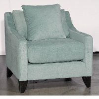 Light Green Contemporary Accent Chair - Serenity