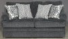 Casual Contemporary Slate Blue Loveseat - Bellamy-2