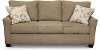 Casual Contemporary Light Brown Sofa - Tara