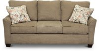Casual Contemporary Light Brown Sofa - Tara