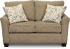 Casual Contemporary Light Brown Loveseat - Tara