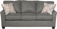 Casual Contemporary Charcoal Gray Sofa - Tara-2