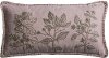Clearance Pink Embroidered Floral Throw Pillow - Carly