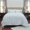 White Cotton Twin Quilt Bedding Collection - Carly