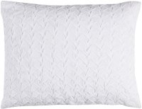 White Standard Sham - Carly Bedding Collection