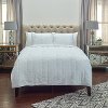 Claire White Cotton Twin Quilt Bedding Collection