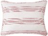 Red Ticking Stripe Standard Sham