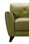 Modern Green Leather Sofa - Colours-1