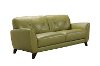 Modern Green Leather Sofa - Colours-3