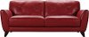Modern Red Leather Sofa - Colours
