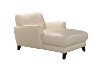 Modern White Leather Chaise - Colours-2