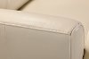 Modern White Leather Chaise - Colours-3